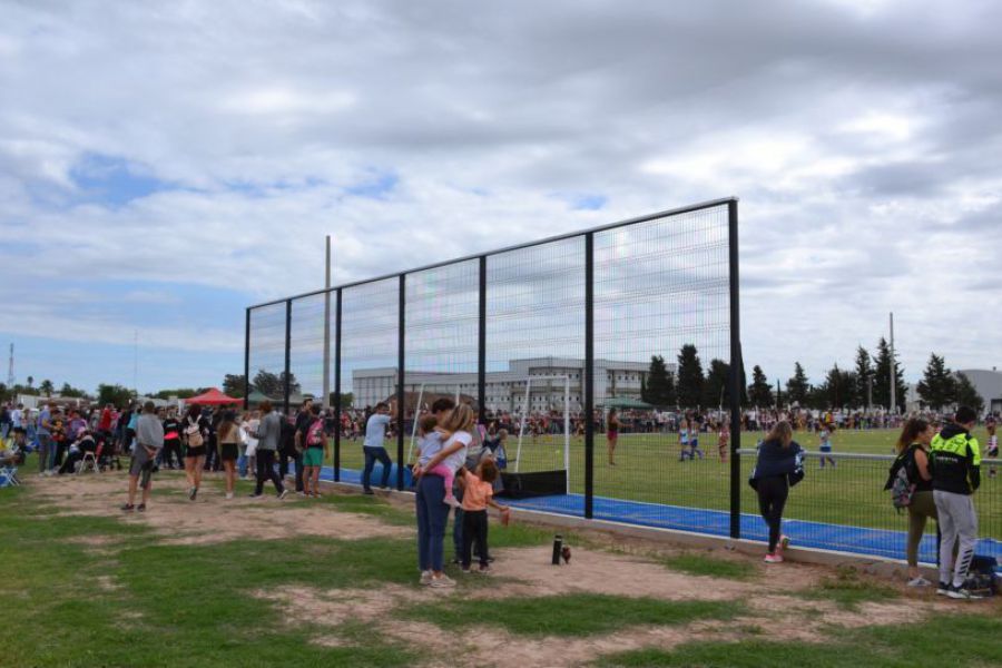 Encuentro de hockey infantil en el CAF