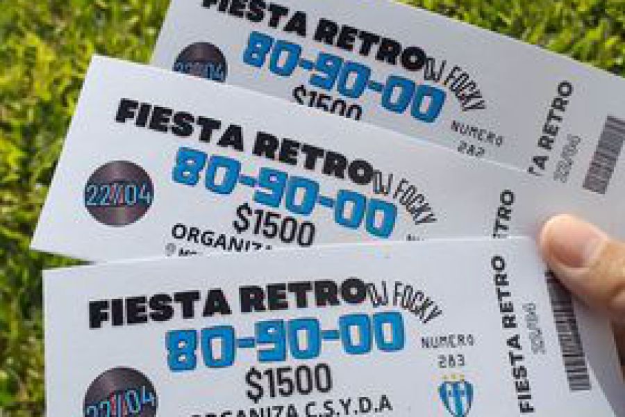 Entradas - Fiesta retro en El Tino