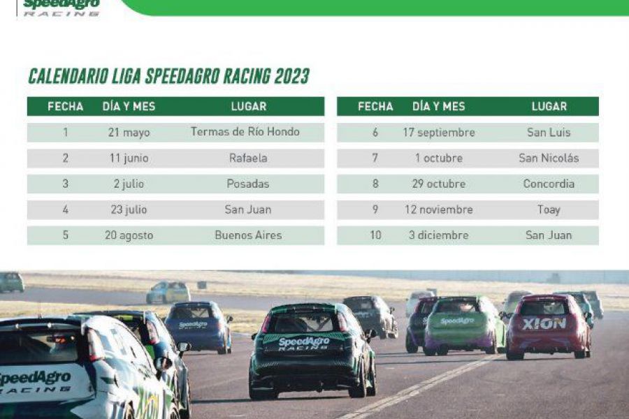Cronograma de Michael Degiorgio - SpeedAgro Racing