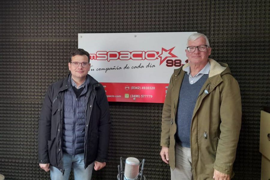 Damián Franzen y Duilio Rohrmann en FM Spacio