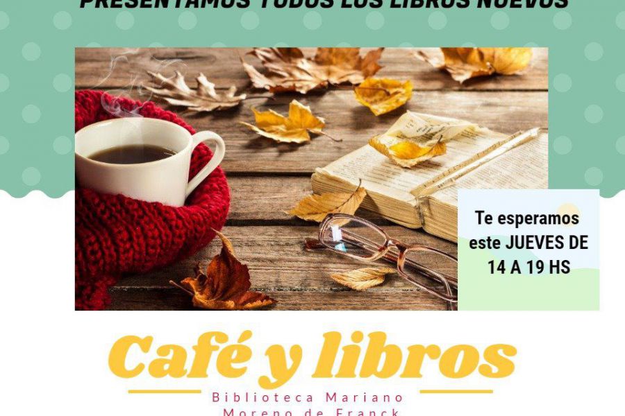 Café y libros en la Biblioteca MM