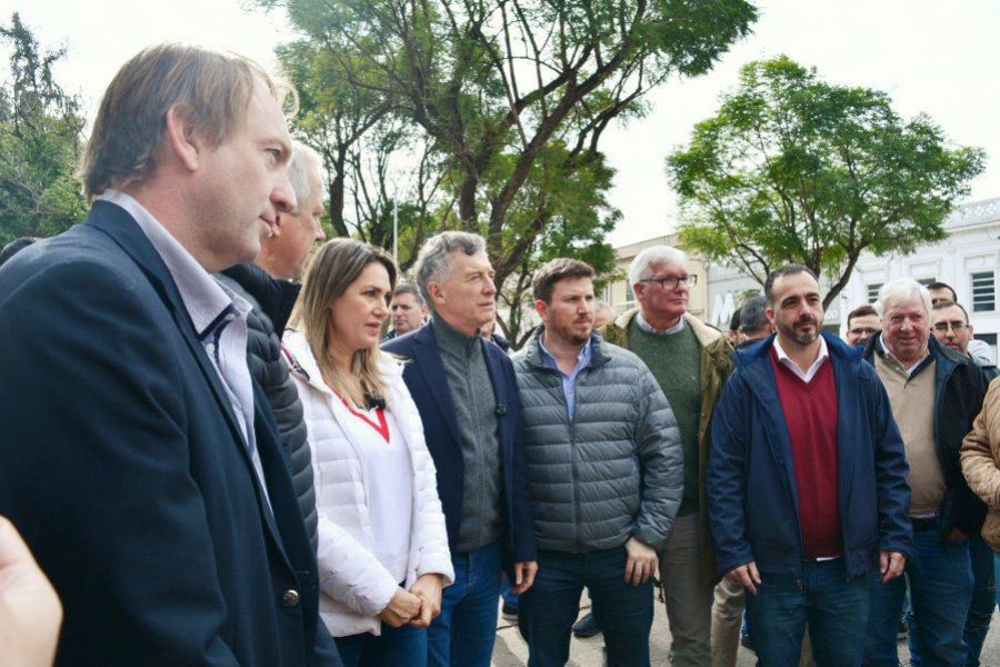 Losada y Macri con Rohrmann