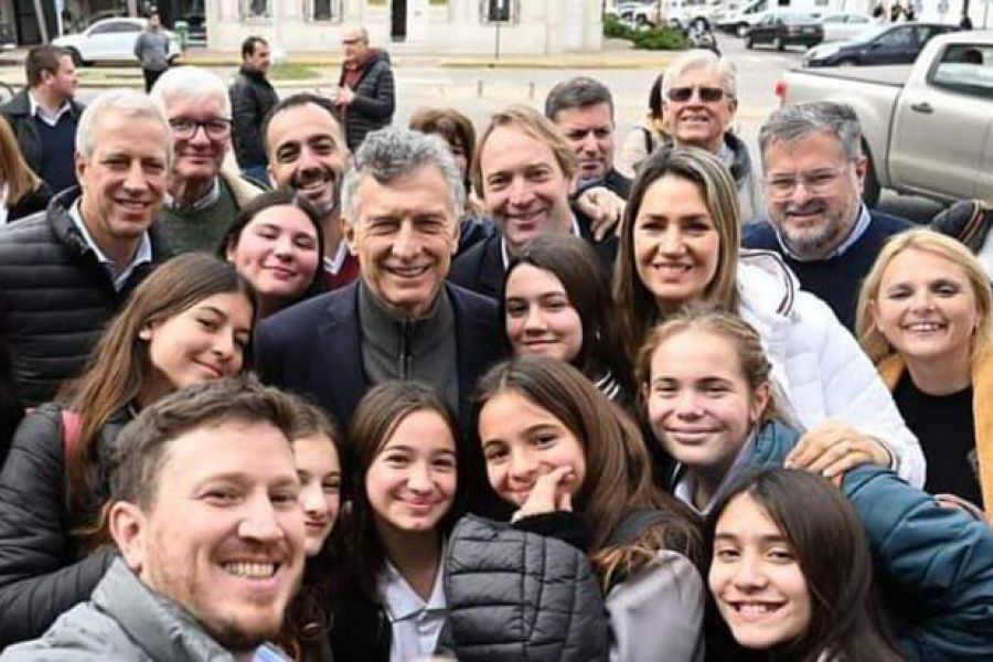 Losada y Macri con Rohrmann