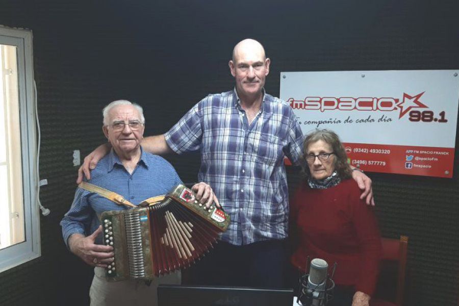 Waldino Walker e Irene Sattler con Reinaldo Montú