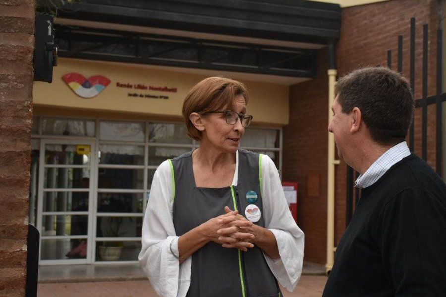 Pirola en instituciones de Esperanza