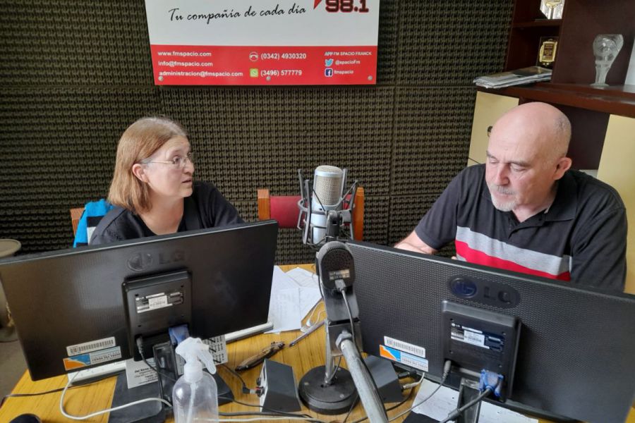 Raquel Chiani con Amado Montú