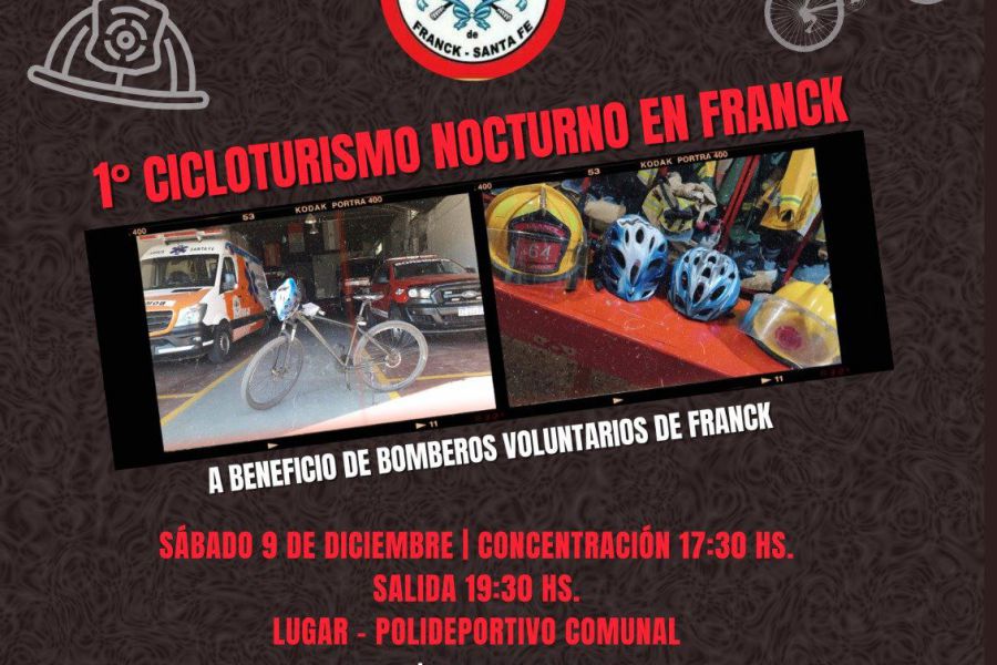 Cicloturismo Nocturno - Bomberos Voluntarios