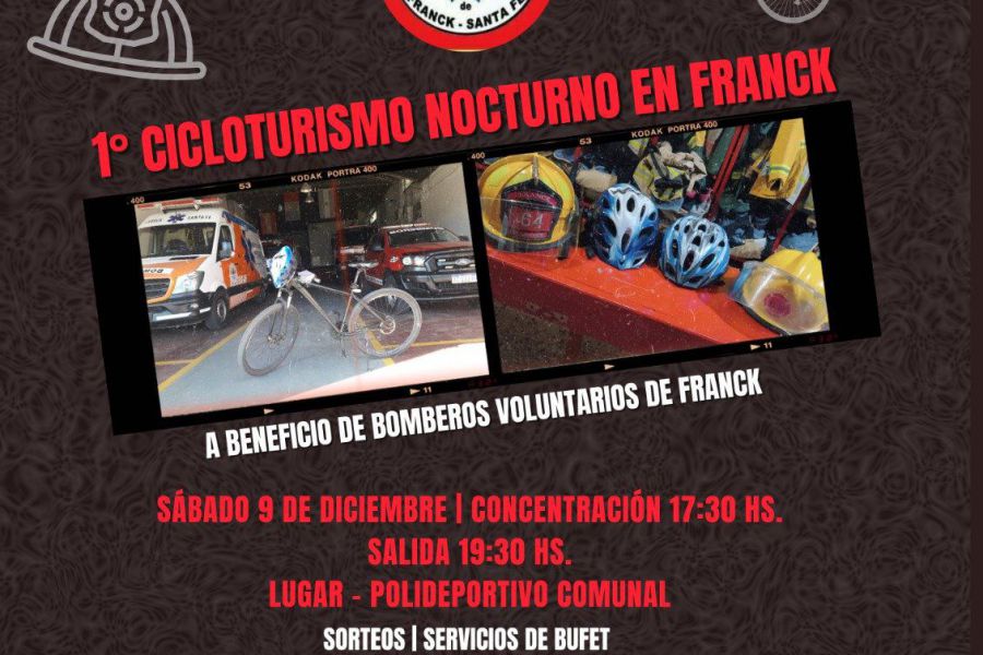 Cicloturismo Nocturno - Bomberos Voluntarios