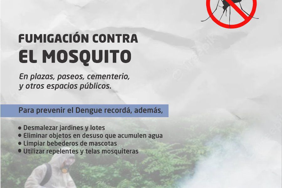Fumigación contra El Mosquito