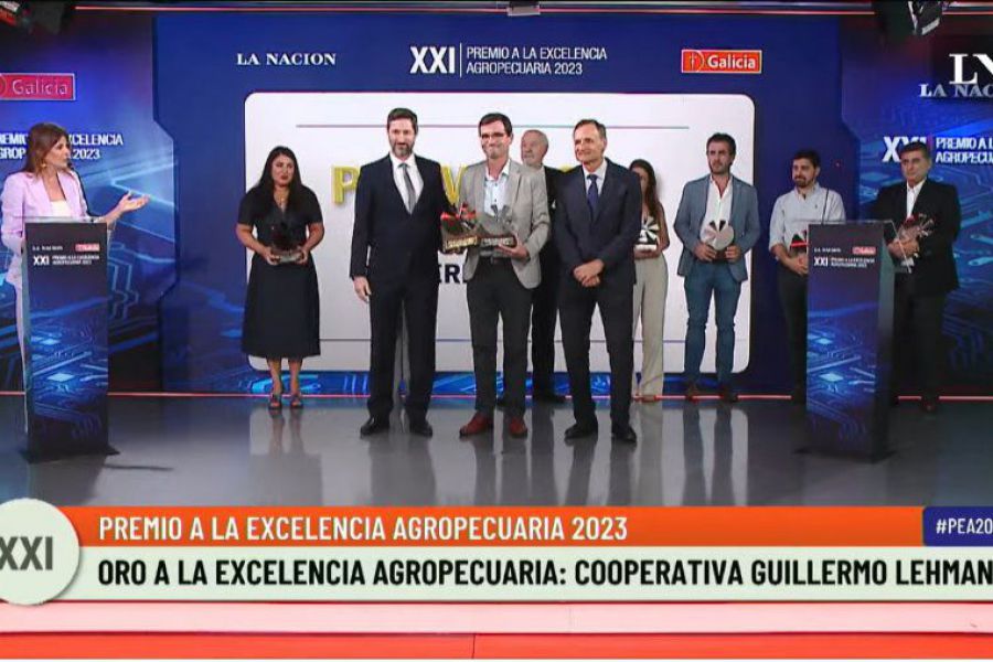 Oro por la Excelencia Agropecuaria de La Lehmann