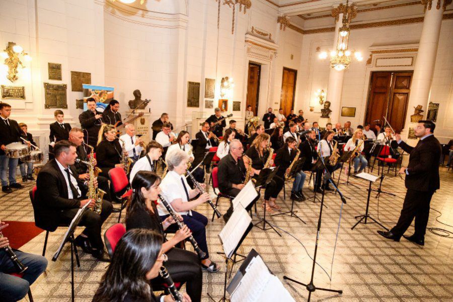 Bandas comunales reconocidas en legislatura santafesina