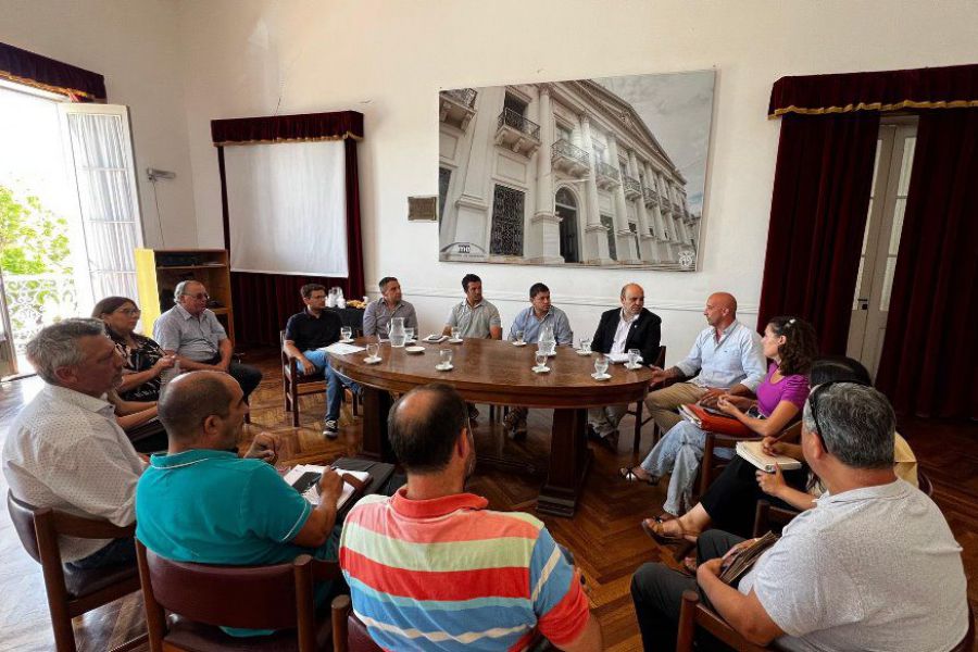 Franzen en reunión con Doro y Senn