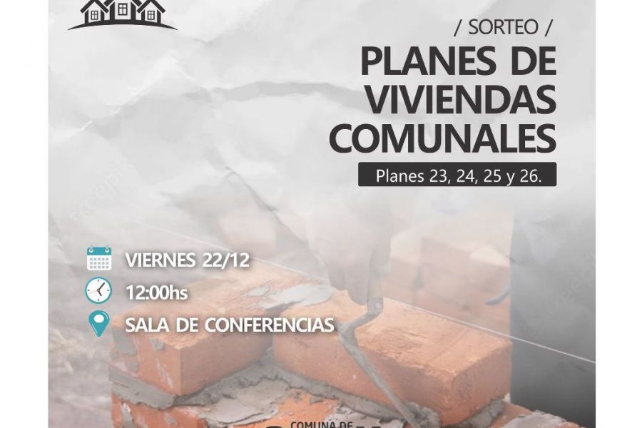 Sorteo de Viviendas Comunales