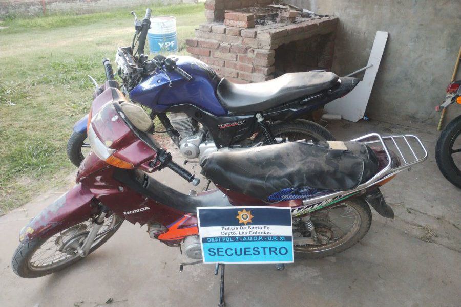 Motocicletas recuperadas - Foto URXI