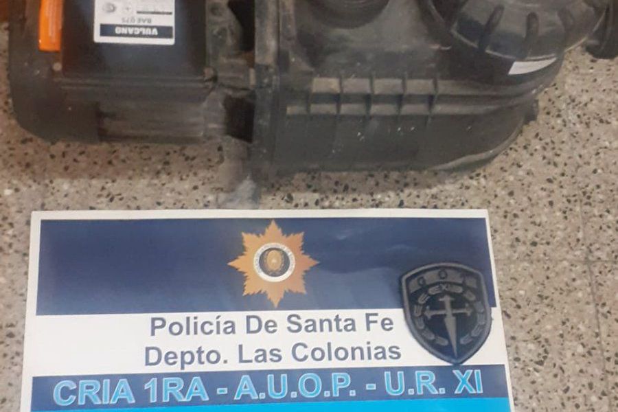 Fue recuperado un filtro de una pileta sustraído días atrás
