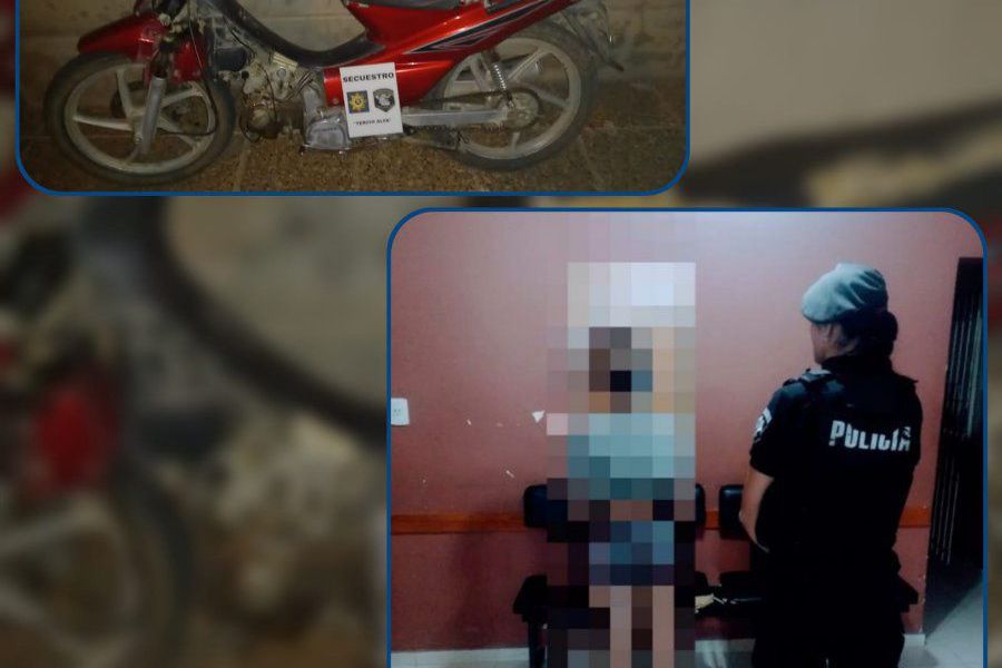 Detenida con moto robada - Foto URXI