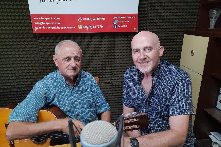 Clemar Claussen y Amado Montú en FM Spacio