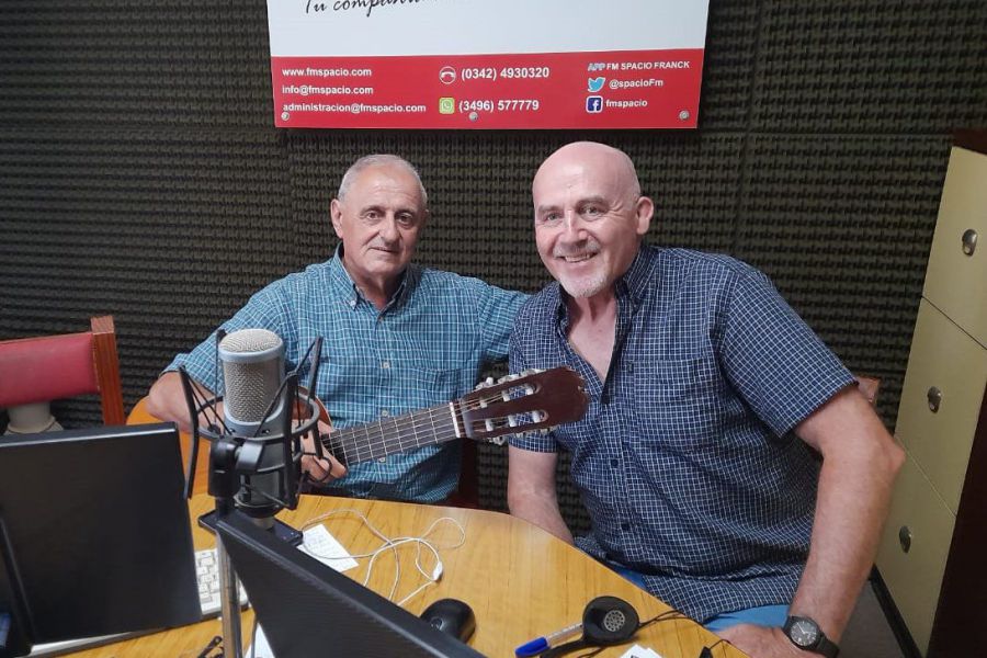 Clemar Claussen y Amado Montú en FM Spacio