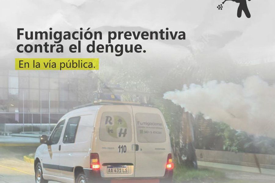 Fumigación preventiva del dengue