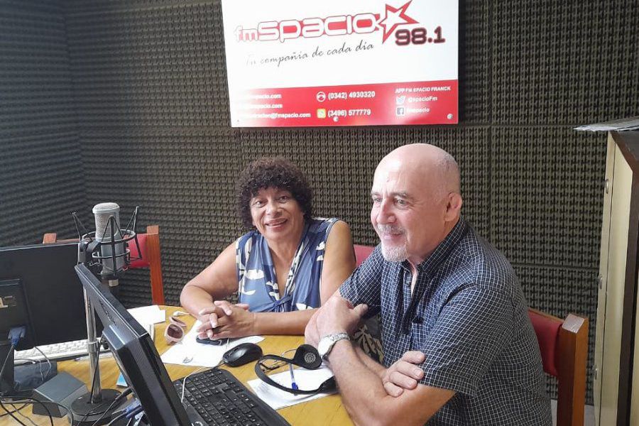 Griselda Banega en FM Spacio con Amado Montú