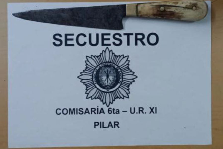 Secuestro de arma blanca - Foto URXI