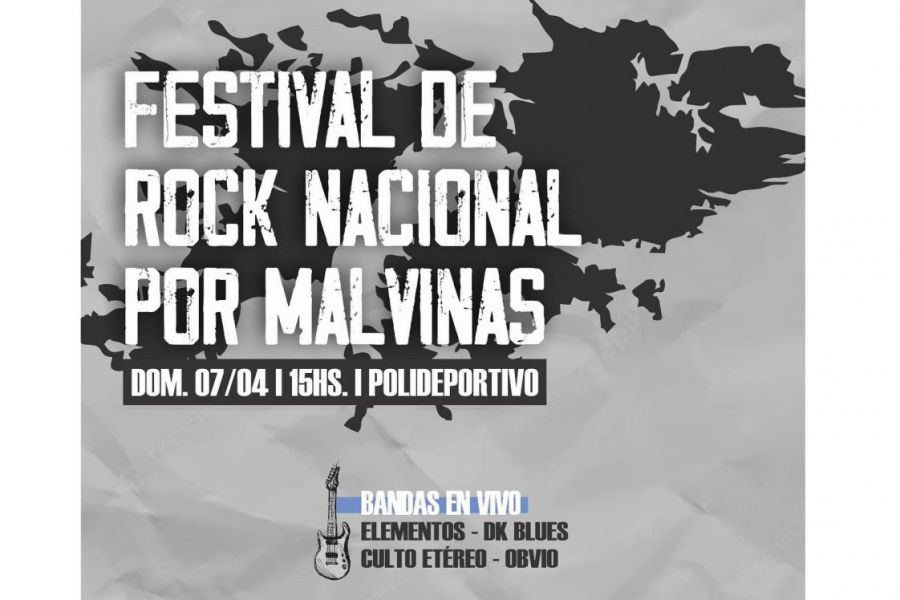 Festival de rock nacional por Malvinas