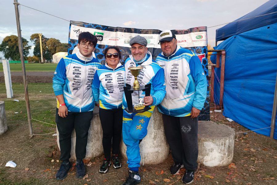 Podio Fernando Degiorgio - Open Kart Santafesino