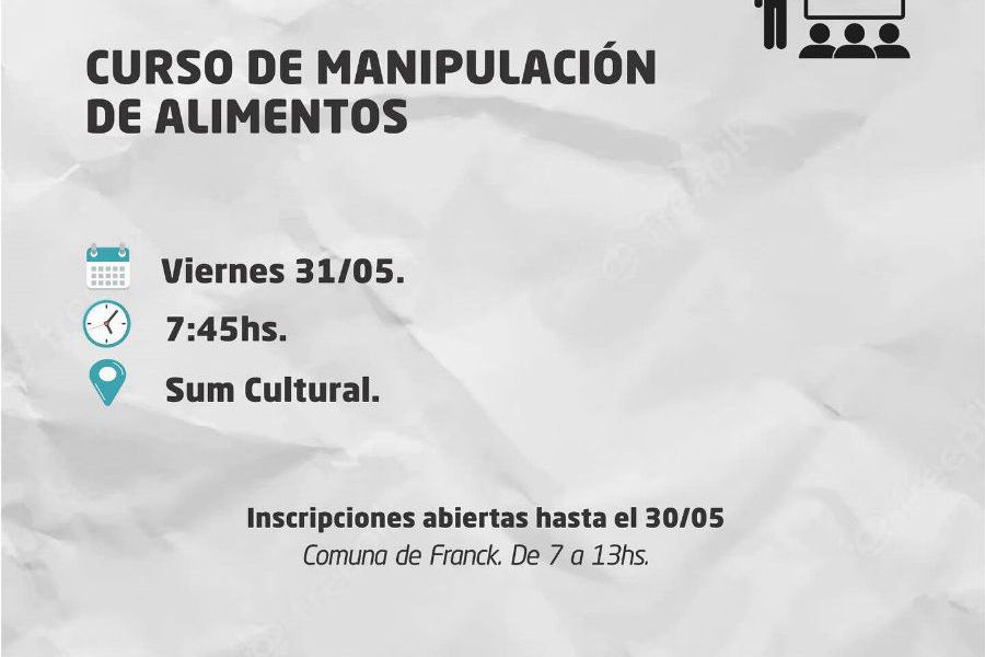Curso de manipulación de alimentos en SUM Cultural