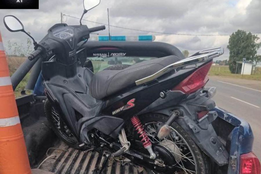 Dos motocicletas fueron recuperadas en diferentes operativos