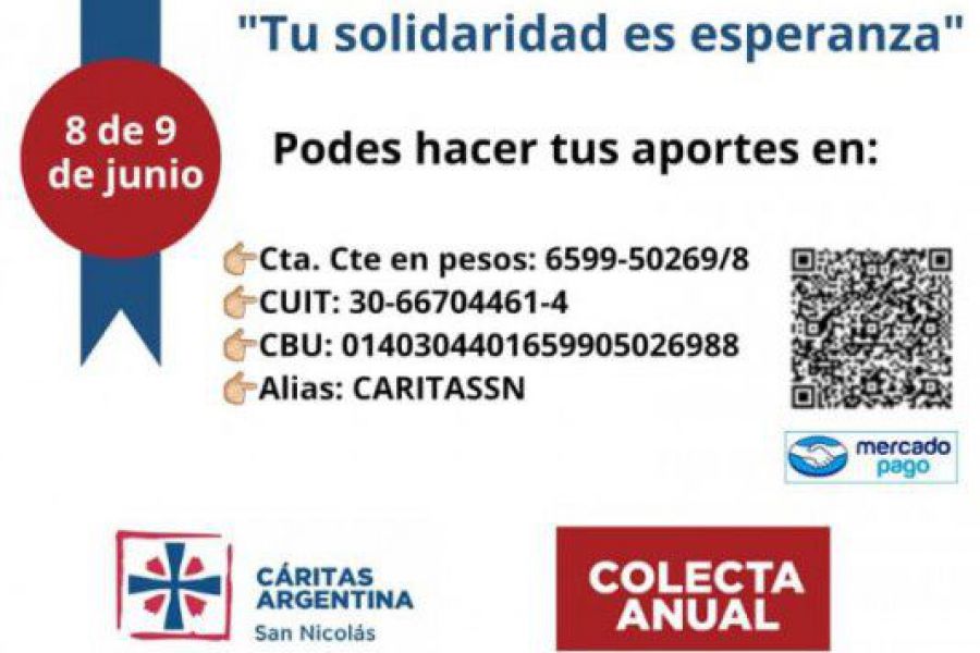 Colecta Cáritas Parroquial
