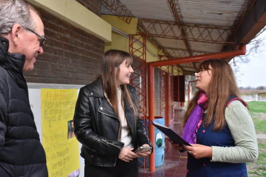 Pirola y Van Strate cerca de las instituciones