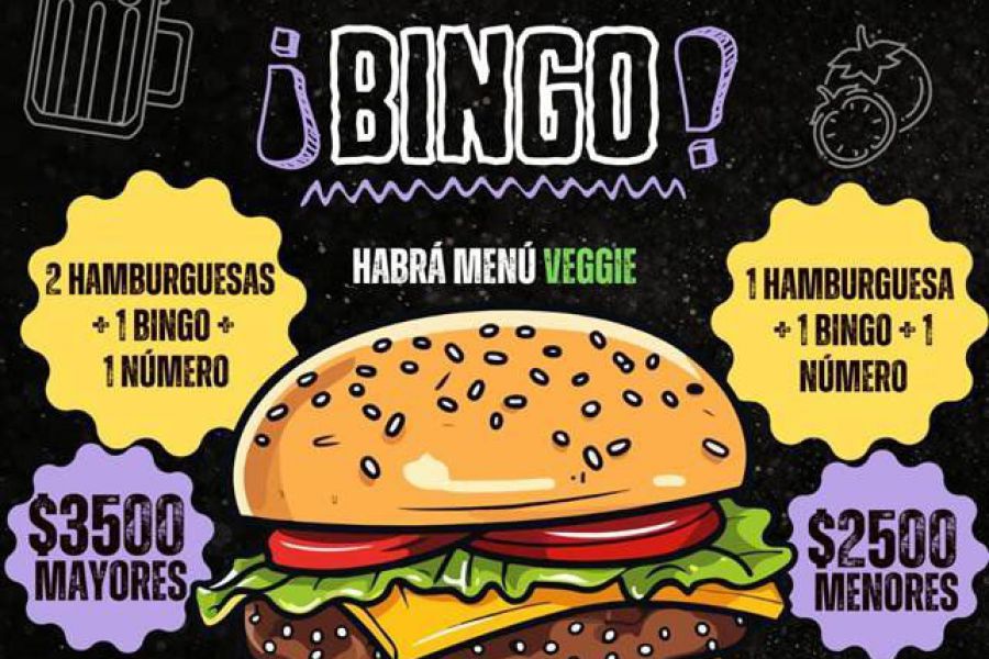 Hamburguesa Bingo de Senderos