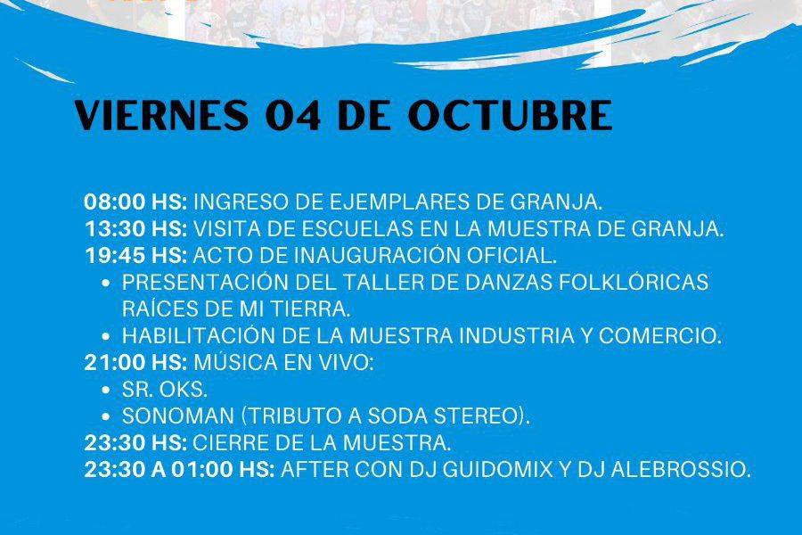 Hoy: Apertura de Expo San Carlos con la actuación de Sonoman