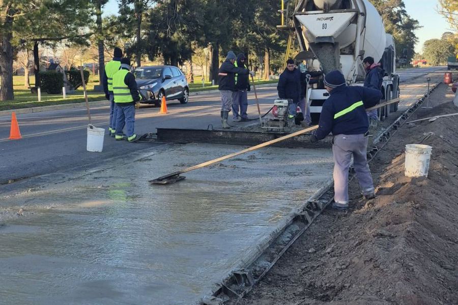 Comenzaron las obras públicas de ensanche sobre Ruta 6