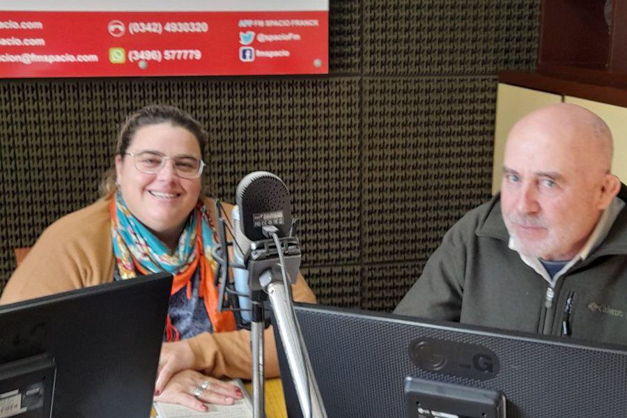 Karina Vogt y Amado Montú en FM Spacio