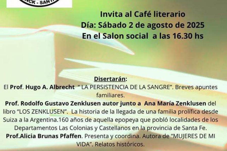 Café literario en Interlaken