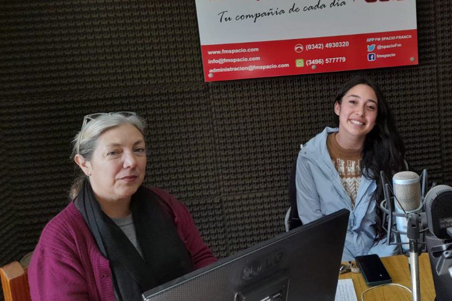Patricia Tradini y Maru Miranda en FM Spacio