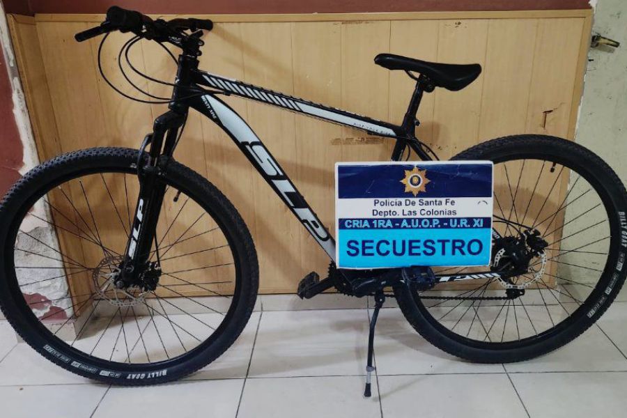 Secuestro de bicicleta - Foto URXI