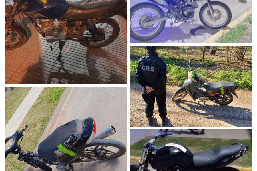 Motos secuestradas - Foto URXI
