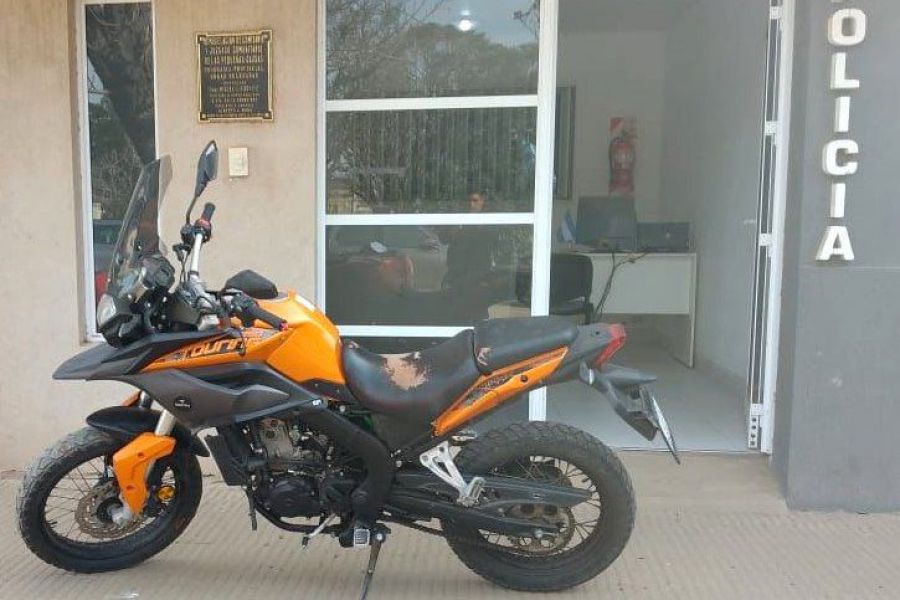 Secuestro de moto vehículo - Foto URXI