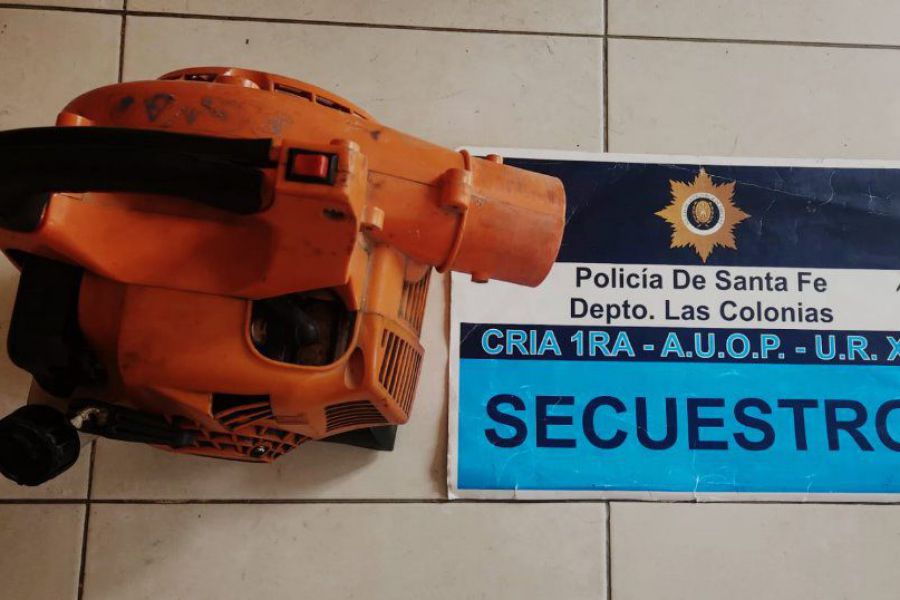 Secuestro de sopladora - Foto URXI
