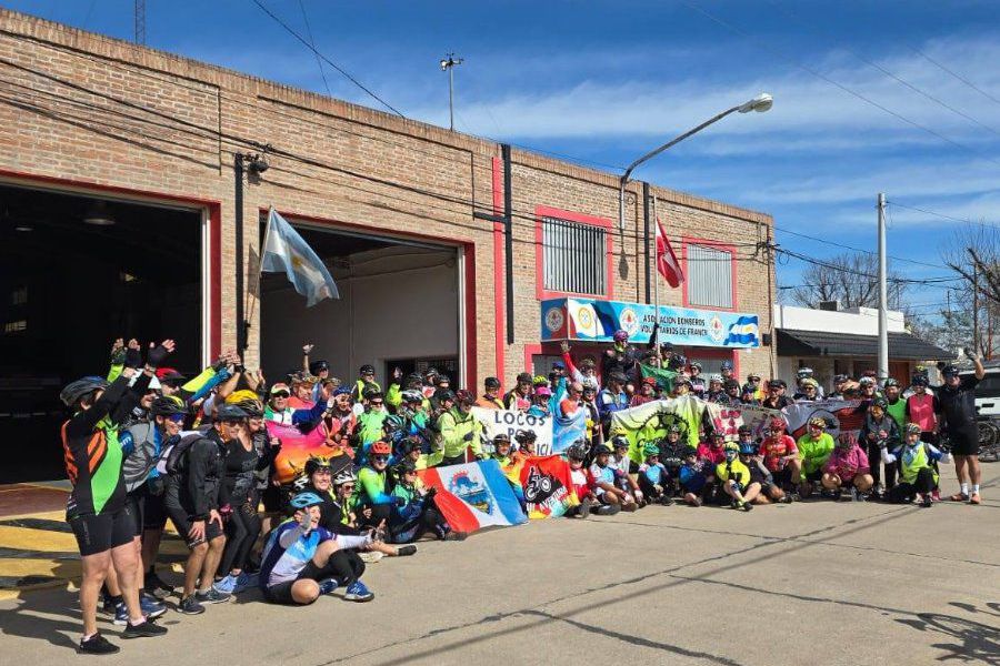 Segundo cicloturismo de Bomberos Voluntarios