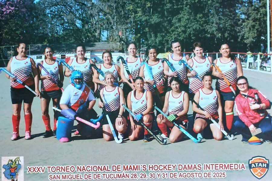 Mami hockey del CAF en Nacional de Tucumán