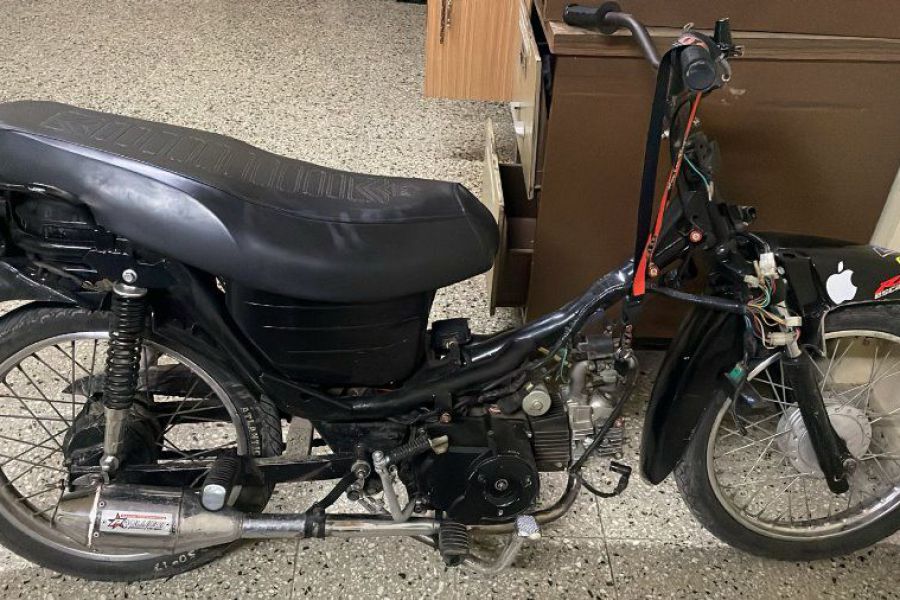 Secuestro de moto vehículos - Foto URXI