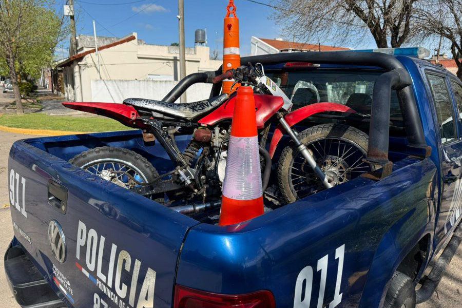 Secuestro de moto vehículos - Foto URXI