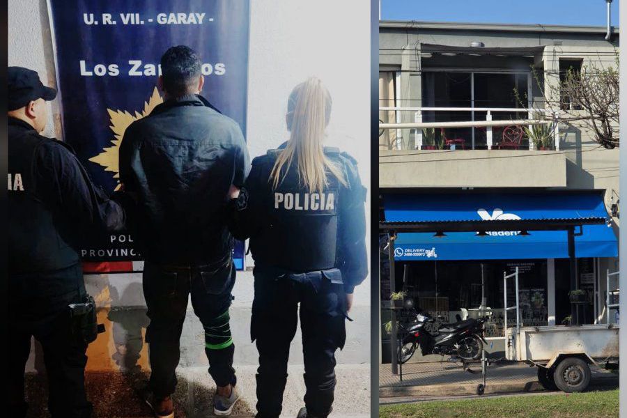 Detenido por robo de heladería - Foto URXI