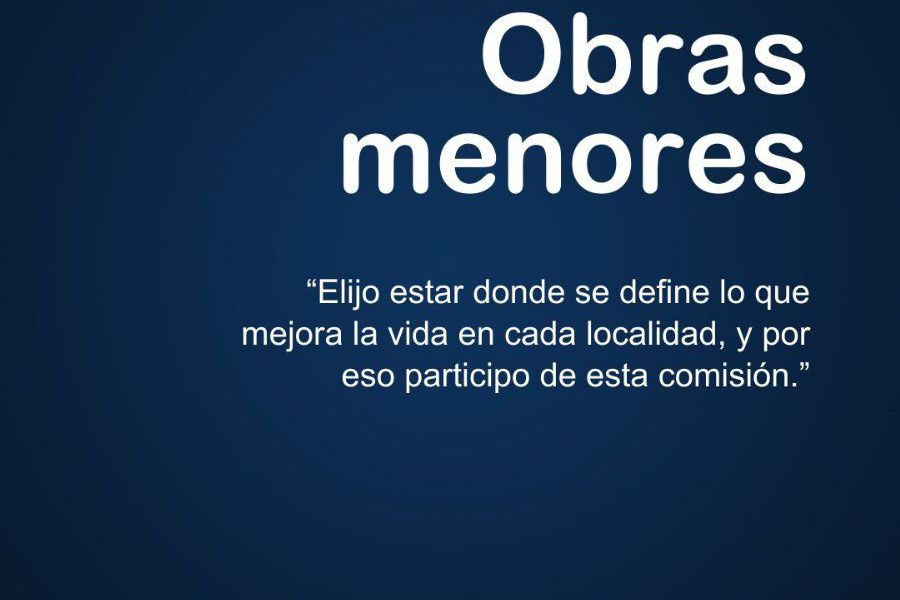 Nueva reunión de la comisión de Obras Menores