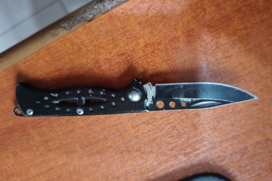 Secuestran arma blanca - Foto URXI