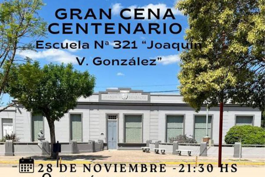 Cena aniversario Escuela 321