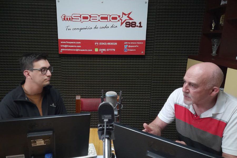 Franco Houriet y Amado Montú en FM Spacio